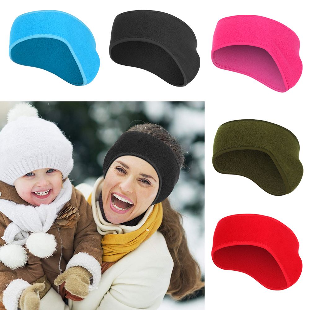 1 buah ikat rambut wanita dan  - Fleece Ear Warmer Band ulasan dan harga