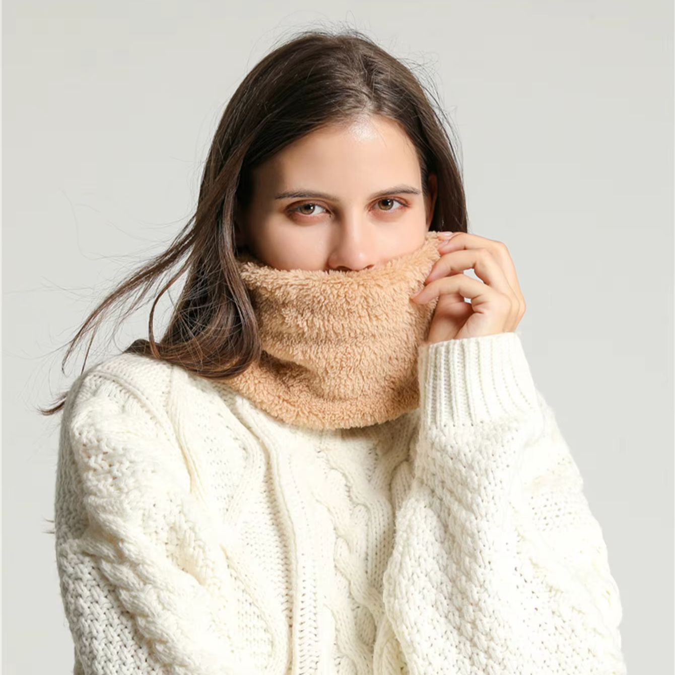 Penghangat Leher Kasual dari B - Neck Gaiter Fleece ulasan dan harga